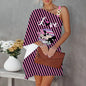 Disney Diagonal Collar One-Shoulder Party Dresses Minnie Mouse Dress Mickey Elegant Dresses for Women Evening Luxury Sexy Collar