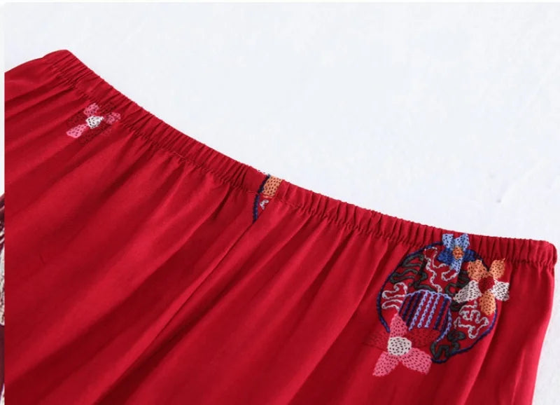 Korean Reviews Many Pajamas Set Summer Women 2 Piece Set Outfit Thin Grandma Pajama Sets Big Size Pajama Printing Home Wear