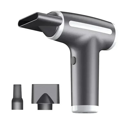 Wireless Hair Dryer Multifunctional  Air Duster Blower Travel Portable USB Rechargeable Negative Ions Blow Dryer