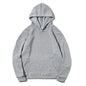 New Fashion Loose Hoodies For Men Spring and Autumn Casual Hooded Sweatshirt Men's Simple Tops Solid Color Thick Clothing Male