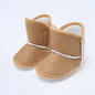Winter Baby Boots Plus Velvet Snow Booties Baby Shoes Warm baby Girl Shoes Pompom Soft Sole Indoor Walking Shoe