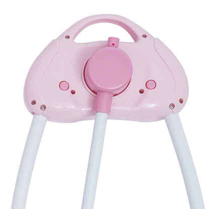 Electric Baby Cradle Auto Swing Rocker Cot Infant Sleeping Bed Swing Crib Kit Timer +Bluetooth Music +Mat +Pillow 5Gears Adjustable