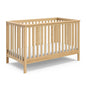 4-in-1 Convertible Crib (Natural) - Converts to Daybed, Toddler Bed, and Full-Size Bed, Fits Standard Full-Size Crib Mattress, A