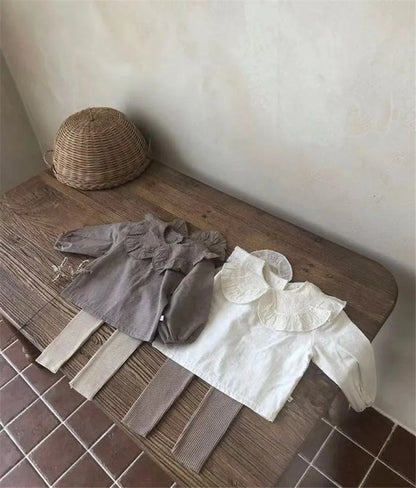 New Baby Cotton Ribbed Leggings Solid Cotton Infant Stretch Pants Soft Comfortable Toddler Pants Kids Boys Girls Trousers