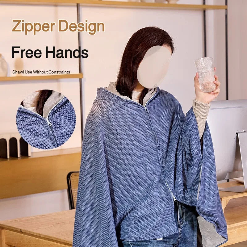 Electric Blanket Heated Shawl USB Warming Blanket Portable Washable Graphene Heating Blanket for Winter