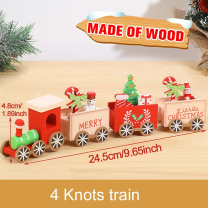 Christmas Train Merry Christmas Decorations For Home 2025 Christmas Ornament Xmas Navidad Noel Gifts Happy New Year 2026 Gifts
