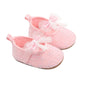 Toddler Baby Girls Sweet Princess Shoes Soft Bow knit Flower Non-slip Bottom First Walker Shoes Toddler Babies Crib Shoes