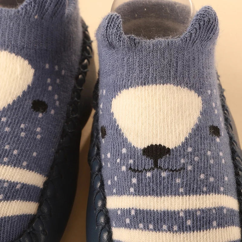 Baby Socks Shoes Infant Color Matching Cute Kids Boys Shoes Doll Soft Soled Child Floor Sneaker Toddler Girls First Walkers