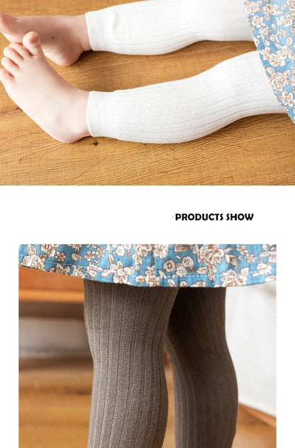 Spring Autumn Baby Pants Newborn Girls Leggings Soild Color Cotton Ribbed Pants Kids Children Leggings 0-6 Years for Girls Boys