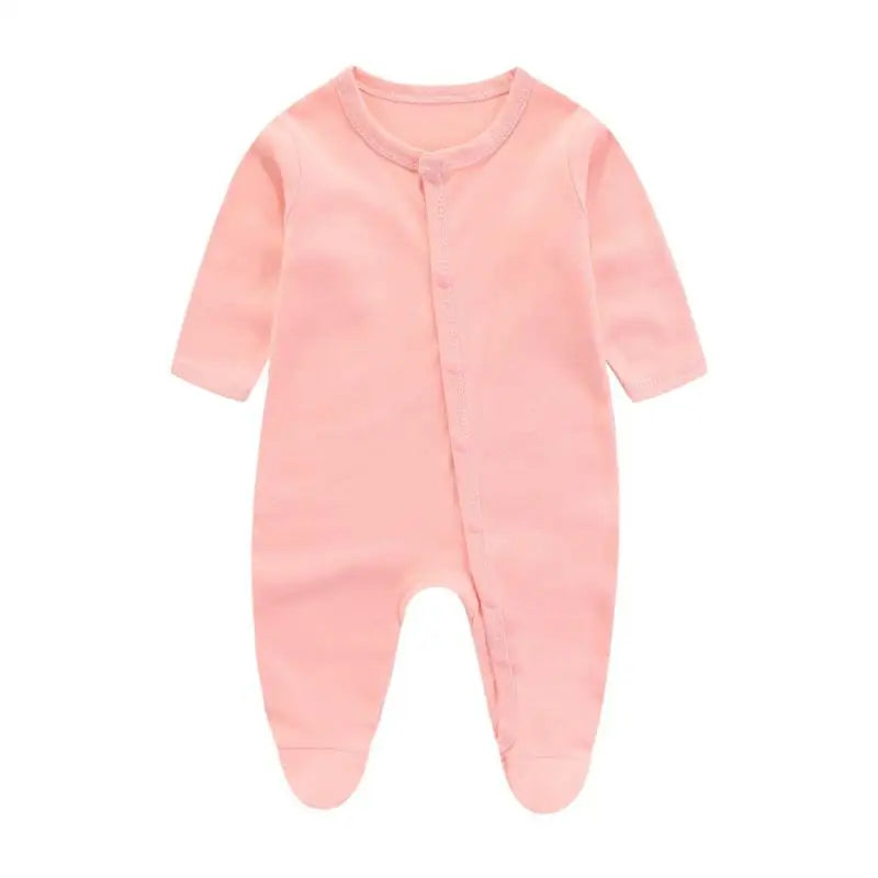 Cotton Newborn Romper Star Moon Printed Footed Baby Bodysuit for Girls Boys Long Sleeve Autumn Toddler Clothes Infant Onesie