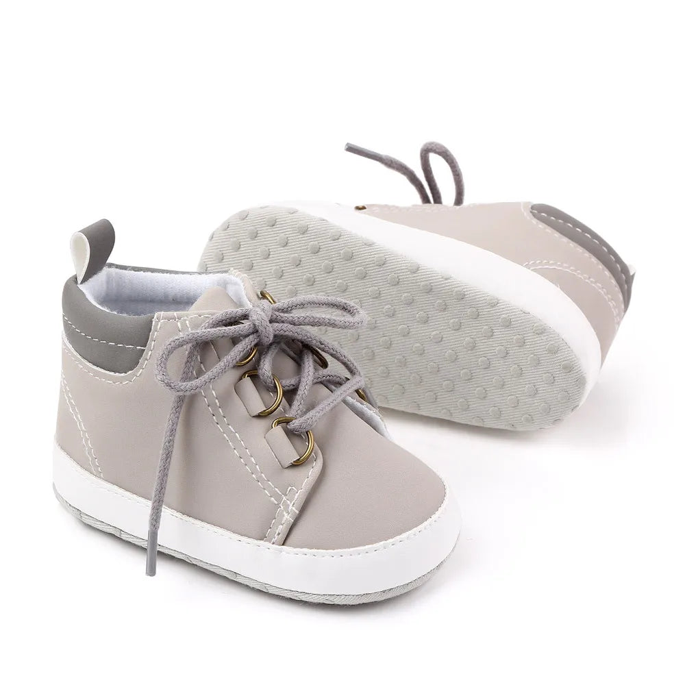 Shoes Baby Boy Newborn Infant Toddler Casual Comfort Cotton Sole Anti-slip PU Leather First Walkers Crawl Crib Moccasins Shoes