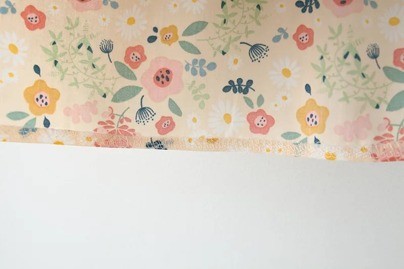 Toddler Girls' baby clothes spring autumn floral dresses costume for 1 2 year old girls baby clothing straight long sleeve dress