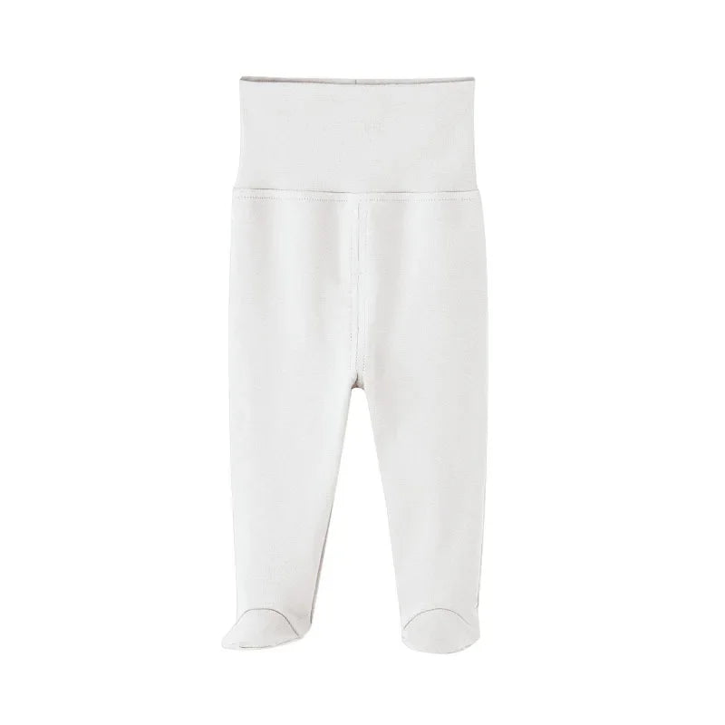 Baby Footed Pants 2025 Spring Autumn Newborn Baby Boy Girl Leggings High Waist Infant Toddler Trousers Kids Clothing