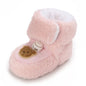 Winter Snow Baby Boots Cute Bear Warm Booties For Kids Soft Sole Infant Newborn Toddler Baby Girl Shoes