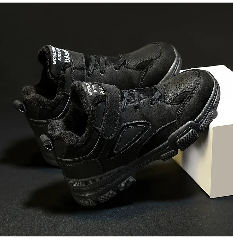 Boots For Kids Girls Boys Children's Winter Tooling Cotton Boot Casual Kids Shoe Trendy All-match Hard-wearing Fashion Anti-wear