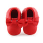 Meckior Baby Shoes Newborn Infant Boy Girl First Walker PU Sofe Sole Princess Bowknot Fringe Toddler Baby Crib Shoes Casual
