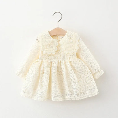 Spring Autumn toddler Baby Girl Clothes infant Lace Dress costume for newborn Girl clothing 1st Birthday Princess Dresses dress