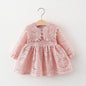 Spring Autumn toddler Baby Girl Clothes infant Lace Dress costume for newborn Girl clothing 1st Birthday Princess Dresses dress