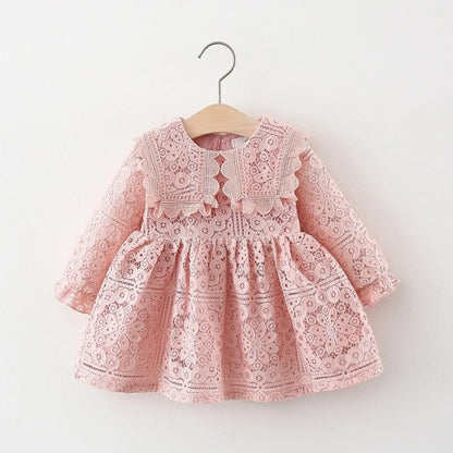 Spring Autumn toddler Baby Girl Clothes infant Lace Dress costume for newborn Girl clothing 1st Birthday Princess Dresses dress