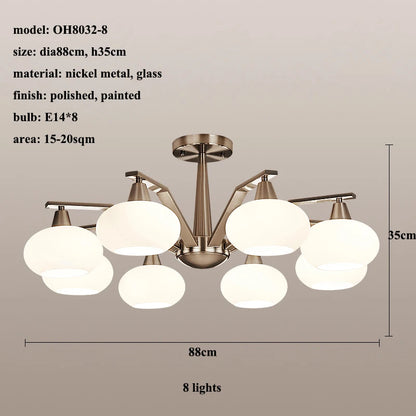 Modern Luster Led Chandelier Lighting Living Dining Room Décor Lights Bedroom Hanging Light Luminaire Home Decor Items Lamps