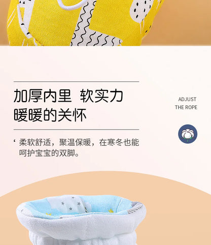 Newborn Baby Shoes for Boys Girls Winter Warm Thicken Plush Toddler Shoes Soft Sole Kids Short Booties Infant First Walker