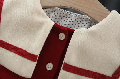 Spring fall 1 year baby's birthday girl's clothes dress for newborn baby girl clothing outside wear waist princess dresses dress