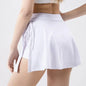 2025 Women Side Slit Sports Skirts Badminton Tennis Workout Skirt Golf Running Skirt Quick Drying Yoga Fitness Skirt Shorts
