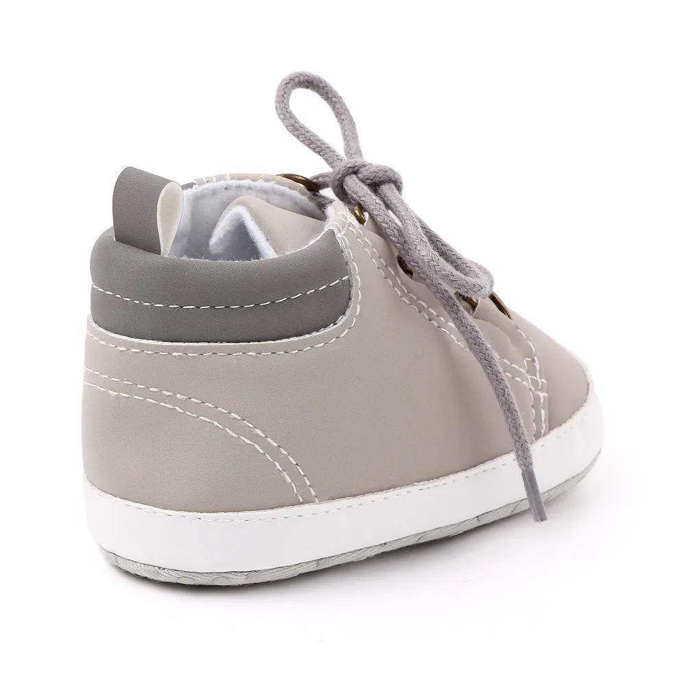 Shoes Baby Boy Newborn Infant Toddler Casual Comfort Cotton Sole Anti-slip PU Leather First Walkers Crawl Crib Moccasins Shoes