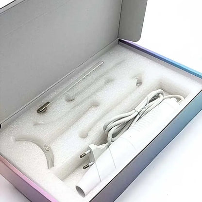 Beauty 5 in 1 High Frequency Electrode Wand Electrotherapy Glass Tube Home Spa Beauty Device Facial Therapy Wand