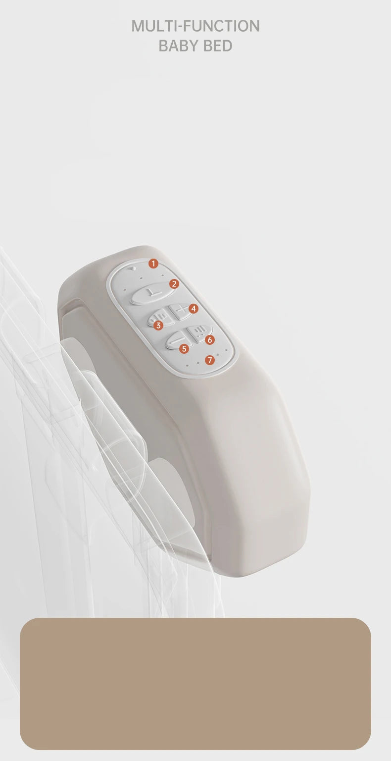 Folding cribs Baby bed Switch large bed Multifunctional infants and young children to move new baby bed