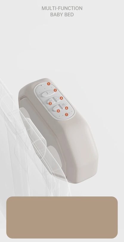 Folding cribs Baby bed Switch large bed Multifunctional infants and young children to move new baby bed