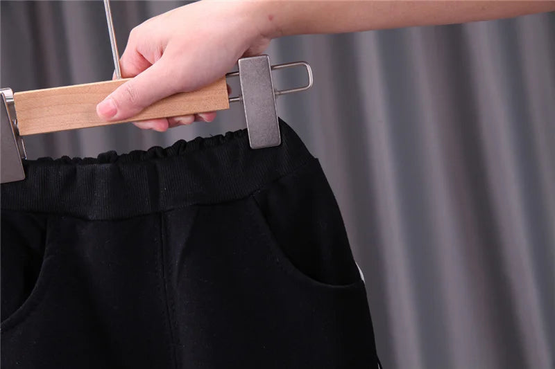 2025 New Kids Baseball Clothing Sets Boys Girls Casual Sports Suit Coat Pant 2Pcs Spring Autumn Thin Baby Tracksuit Outfits 1-4Y