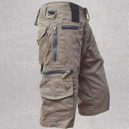 Stylish Short Pants Mid Waist Summer Cargo Shorts Sweat absorbing Zipper Pocket Pants