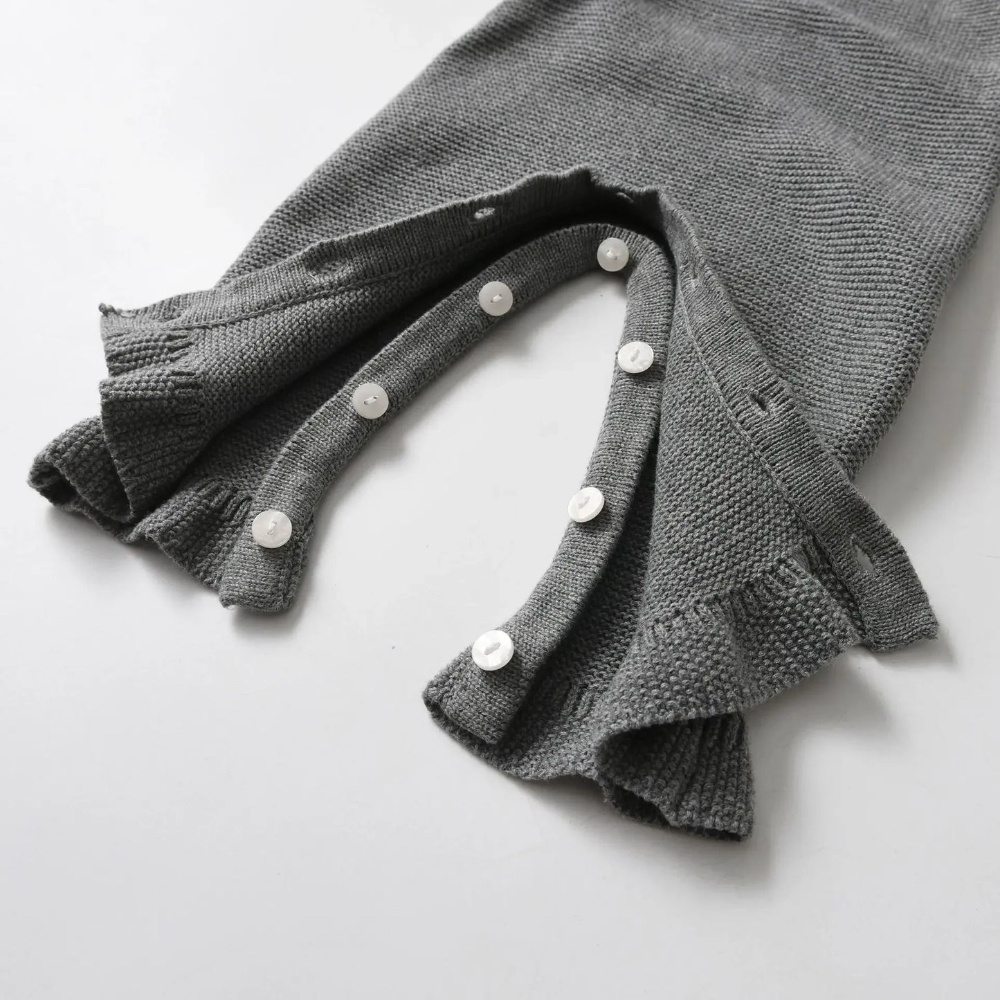 Toddler Newborn Baby Girl Jumpsuit Suspenders Costumes Outfit Knit Bodysuit Solid Color Sleeveless Knitted Sling Autumn Winter