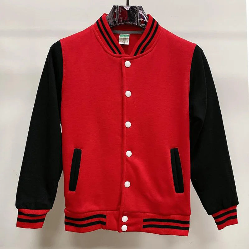 Baseball Jackets Men New Fashion Design Slim Fit College Varsity Coat Women's Jacket Support Custom Print Photo/Text
