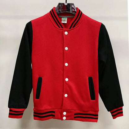 Baseball Jackets Men New Fashion Design Slim Fit College Varsity Coat Women's Jacket Support Custom Print Photo/Text