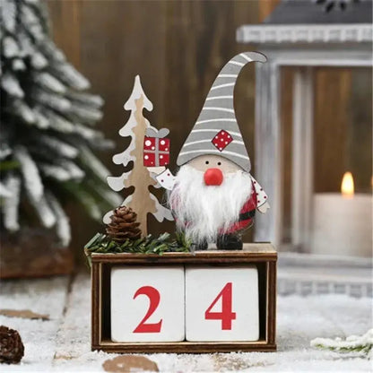 Christmas Calendar Party Home Decoration Merry Christmas New Year Gifts Santa Christmas Decor Home Fashion Accessories Supplies