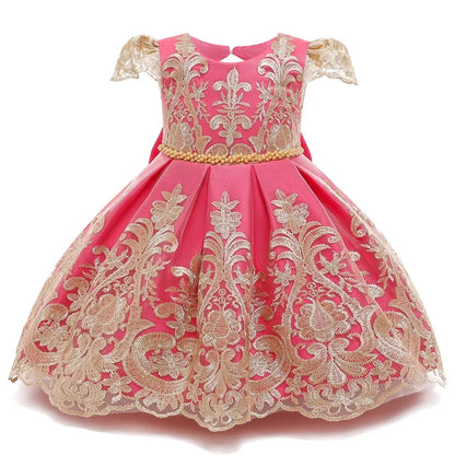 Baby Girls Christmas Dress 3 6 9 12 18 24 Months Toddler Newborn Lace Princess Dress 1 Year Old Birthday Party New Year Costume