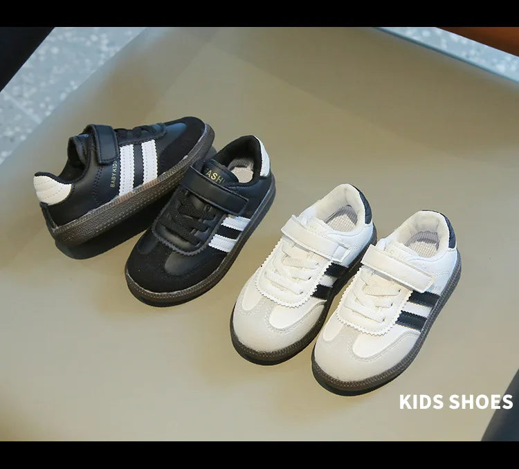 Children's Sneakers Boy Spring Autumn Causal Kid Running Walking Shoes Fashion Versatile Girls Tennis Shoes Soft Soled Hook Loop