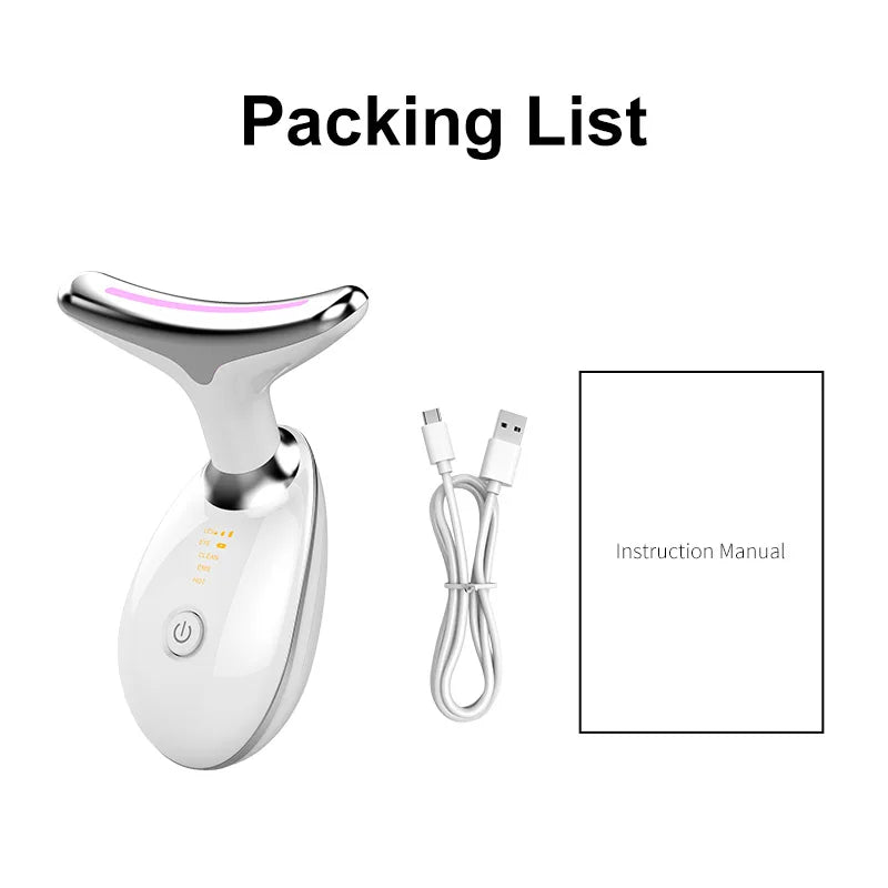 Beauty Device 2025 Microcurrent Massager Handheld Face Neck Lift Device Skin Tightening Lymphatic Drainage Skin Rejuvenation