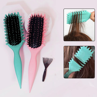 1PCS Curly Hair Definition Styling Brush Wrinkle Removal Hair Brush Entangled Wet Curly Hair Comb Styling Curly Hair Tool