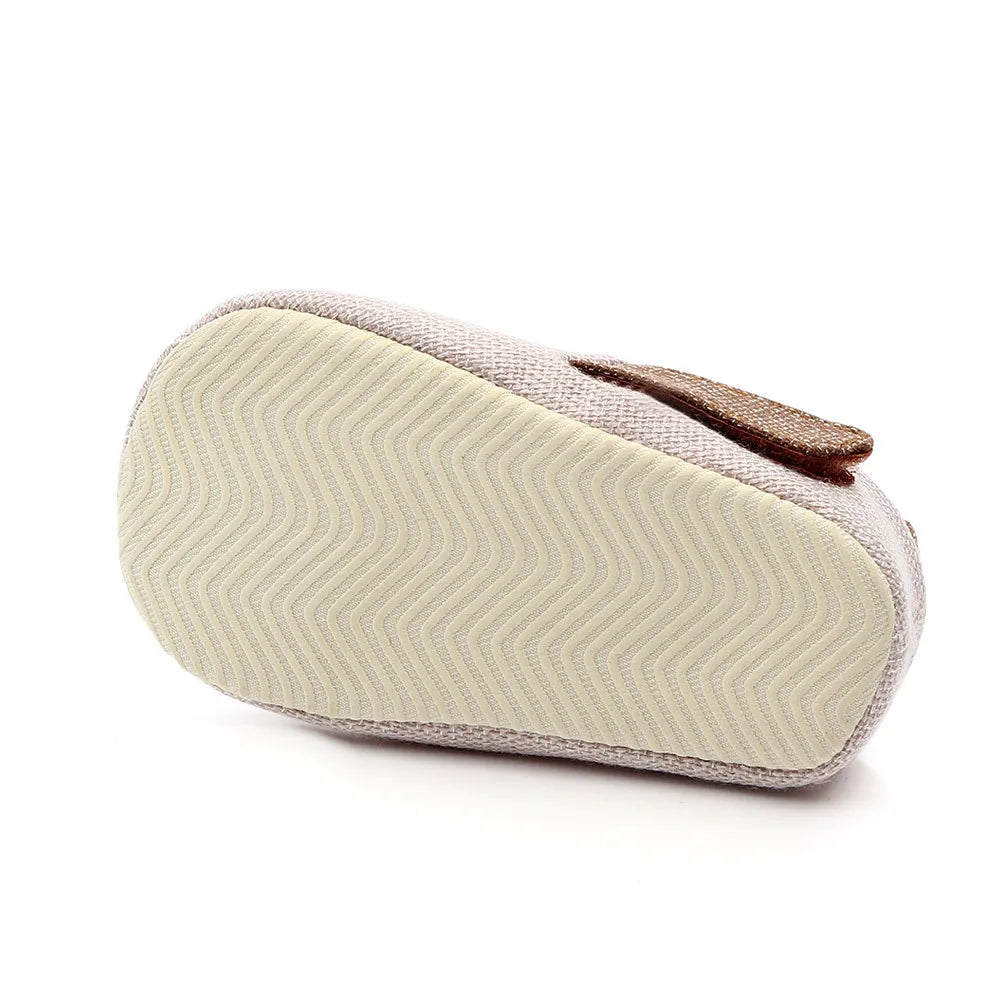 Meckior Casual Baby Boys Girls Shoes Soft Sole Rubber First Walkers Non-slip Solid Color Outdoor Infant Newborns Crib Shoes