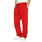Black Plain Sweatpants Straight Leisure Workout Trousers Bottoms Baggy Men's Autumn Winter Trousers Sportswear Pantalone's
