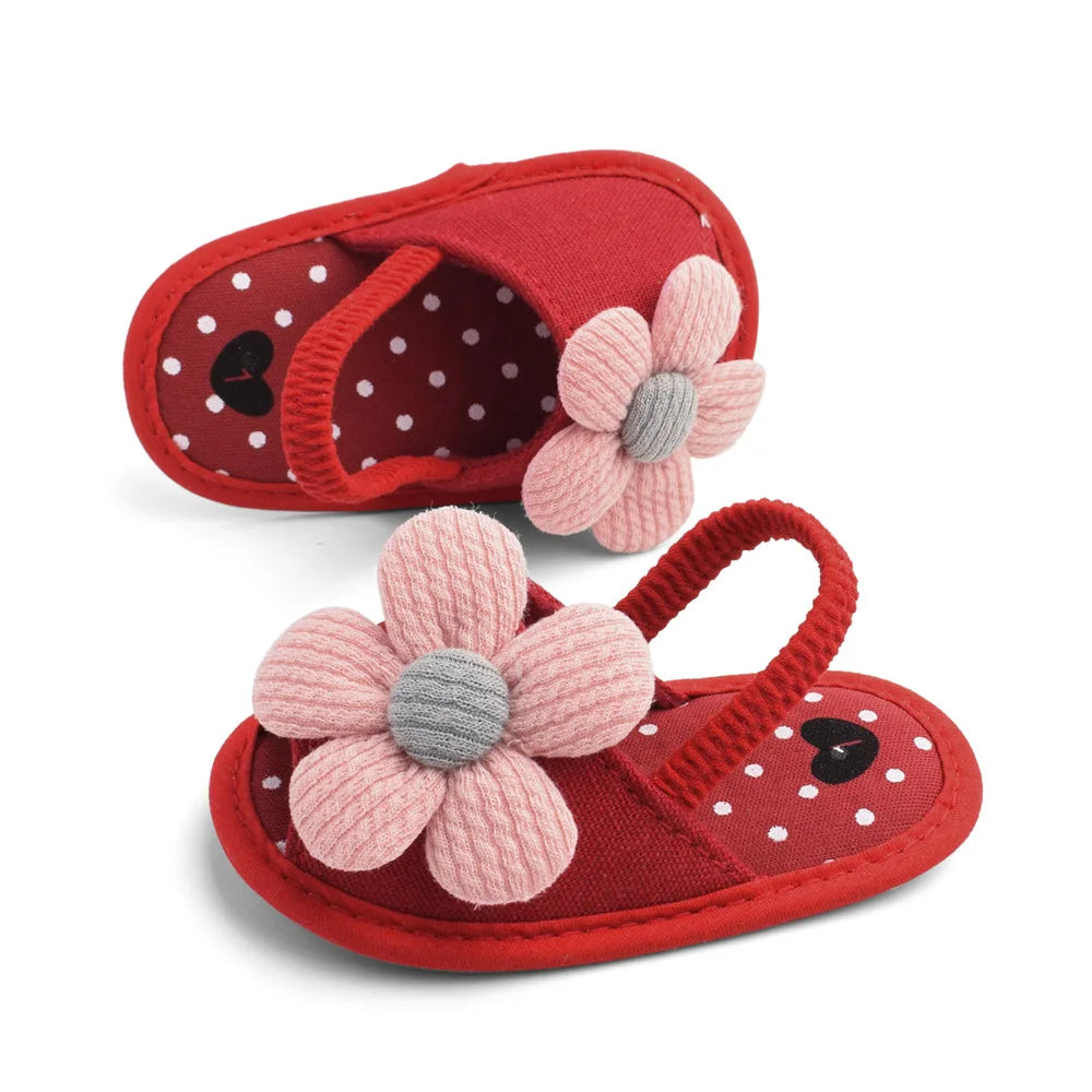 Summer New Sunflower Baby Sandals Soft Bottom Baby Toddler Shoes 0-1 Years Old Baby Girls  Baby Shoes Girls  Baby Boy Shoes