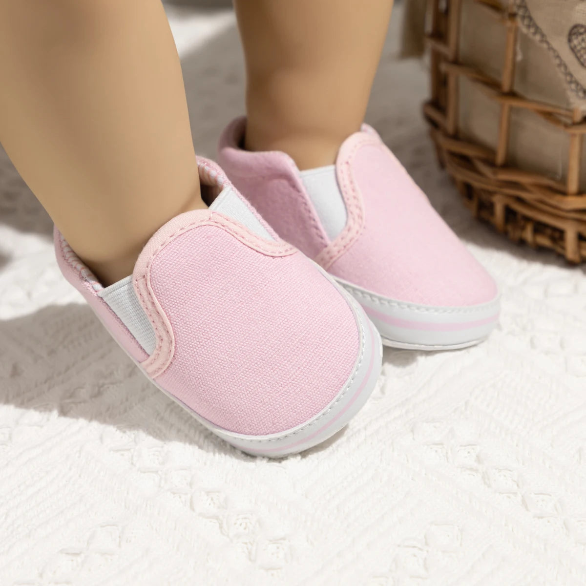Newborns Shallow Infant Toddler Cute Shoes Baby Boy Girl Sneakers Anti-Slip Soft Flat First Walker Shoes