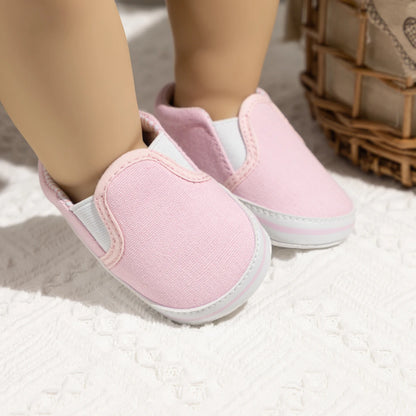 Newborns Shallow Infant Toddler Cute Shoes Baby Boy Girl Sneakers Anti-Slip Soft Flat First Walker Shoes