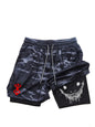 Berserk- Men's 2 in 1 Sports Shorts, Quick Dry Running Shorts, Gym & Fitness Training, Double Layer