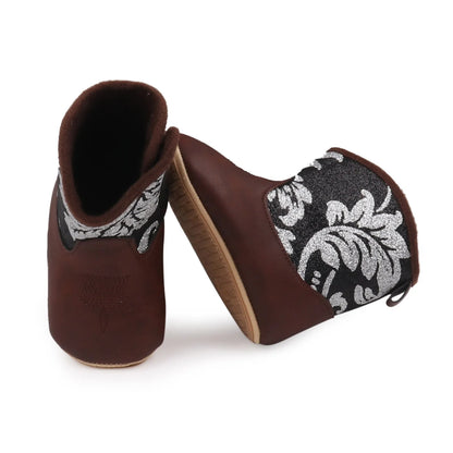 Baby Boots Made Of Soft PU and High-quality Cotton 2024 New Autumn and Winter Short Boots With Rubber Soles and Anti Slip Baby