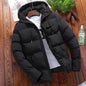 2025 Men's High Quality Classic Fashion New Zipper Printed Hooded Cotton Padded Jacket