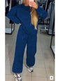 Women's Pants Suit Autumn New O-neck Hot Diamond Long-sleeved T-shirt Drawstring Sweatpants Fashionable Ladies 2-piece Sets